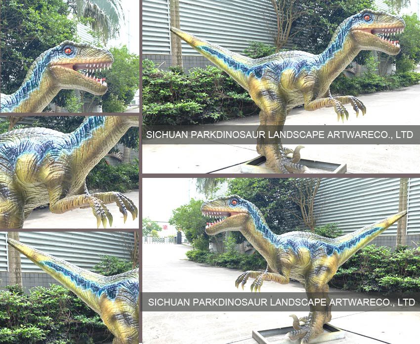 Animatronic Dinosaur Statue Velociraptor-X