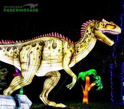 Gwo Lantern Dinozò Pou Dekorasyon Park