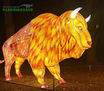 Limyè Chinwa Festival elektrik Animal Animal Lantern